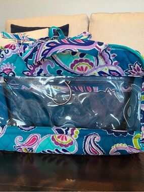 Vera Bradley Hanging Travel Case Waikiki Paisley